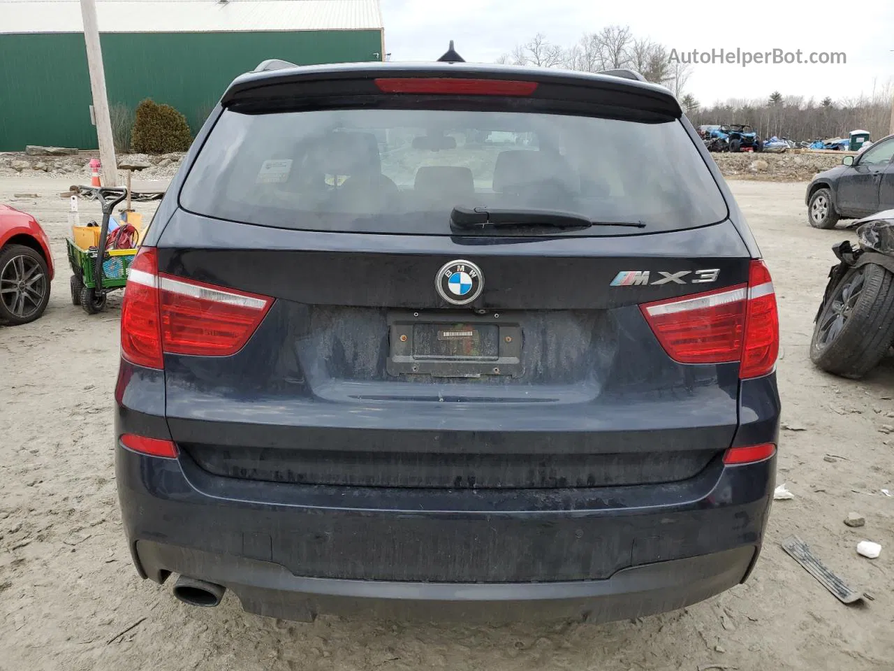 2016 Bmw X3 Xdrive28d Blue vin: 5UXWY3C57G0F84209