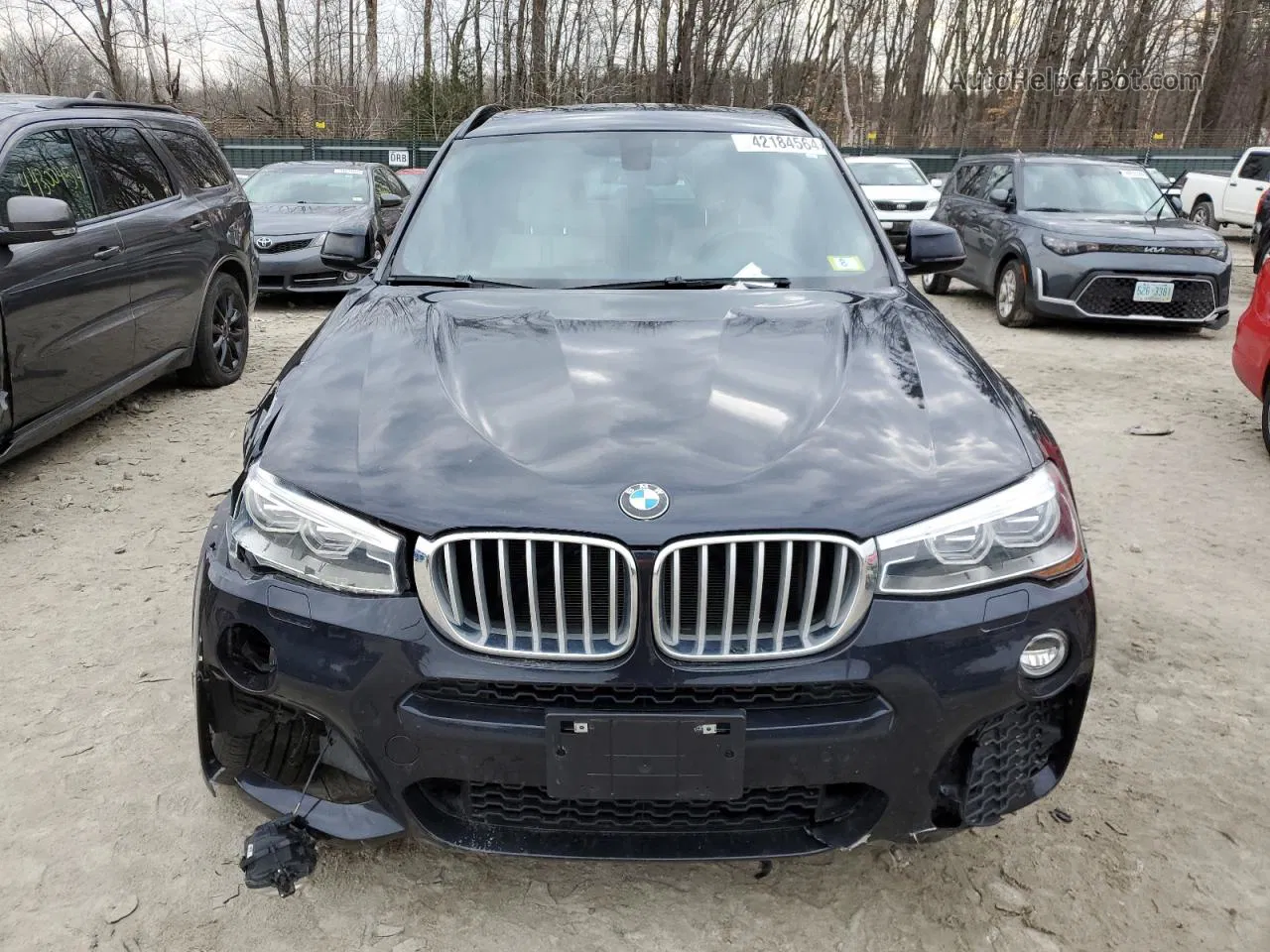 2016 Bmw X3 Xdrive28d Blue vin: 5UXWY3C57G0F84209