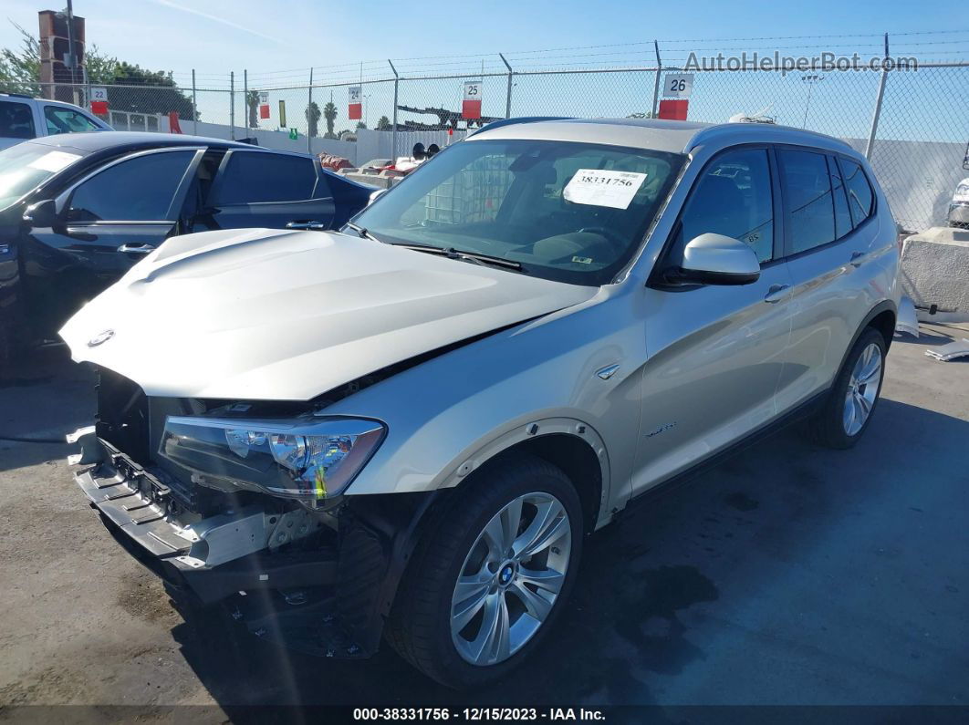 2016 Bmw X3 Xdrive28d Silver vin: 5UXWY3C57G0N88743