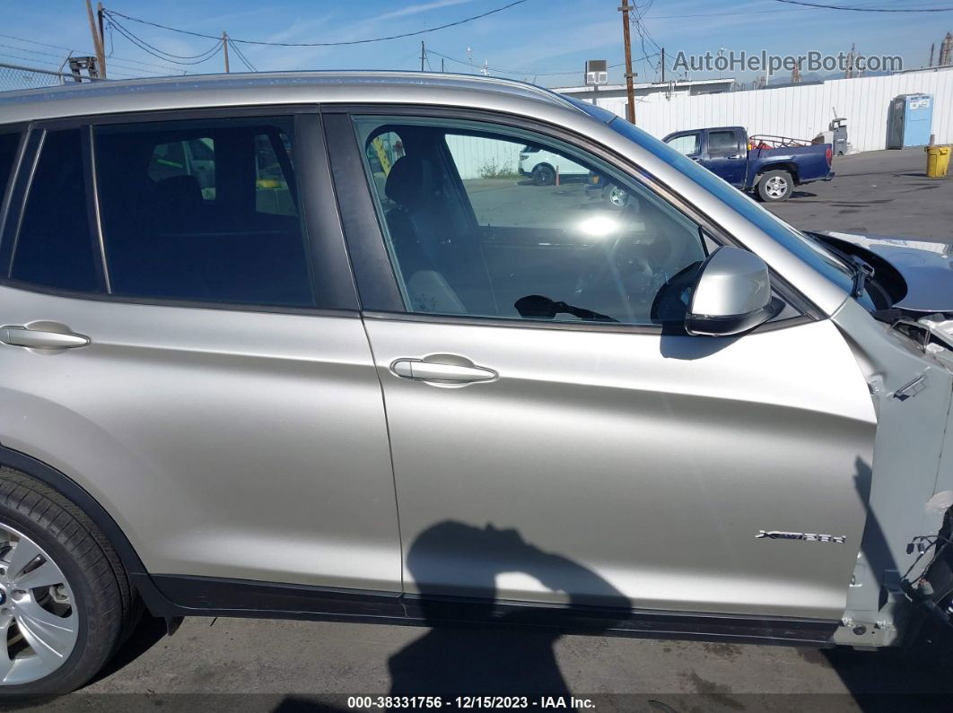 2016 Bmw X3 Xdrive28d Silver vin: 5UXWY3C57G0N88743