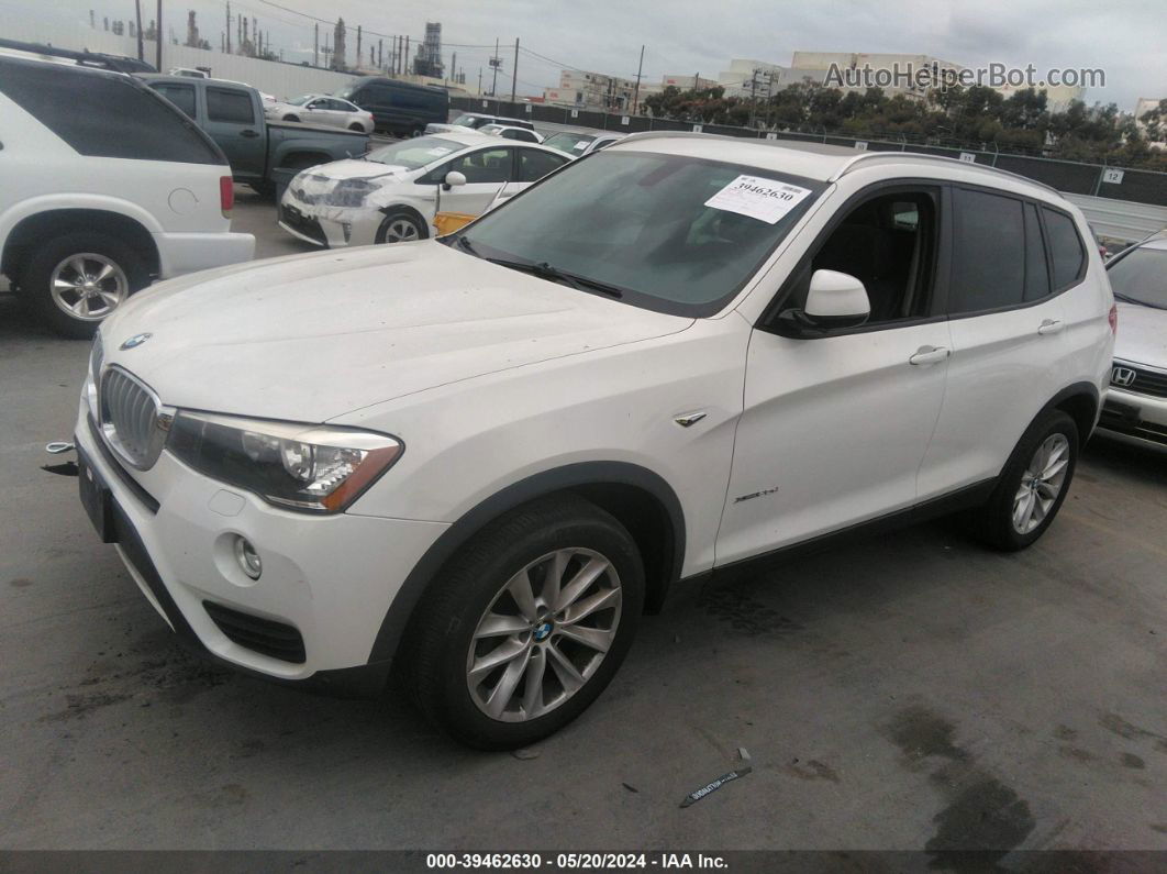 2016 Bmw X3 Xdrive28d White vin: 5UXWY3C58G0N87648