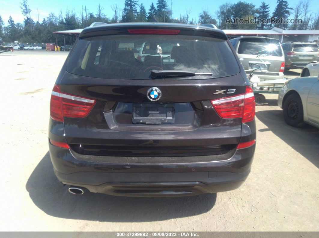 2016 Bmw X3 Xdrive28d Purple vin: 5UXWY3C59G0N87478