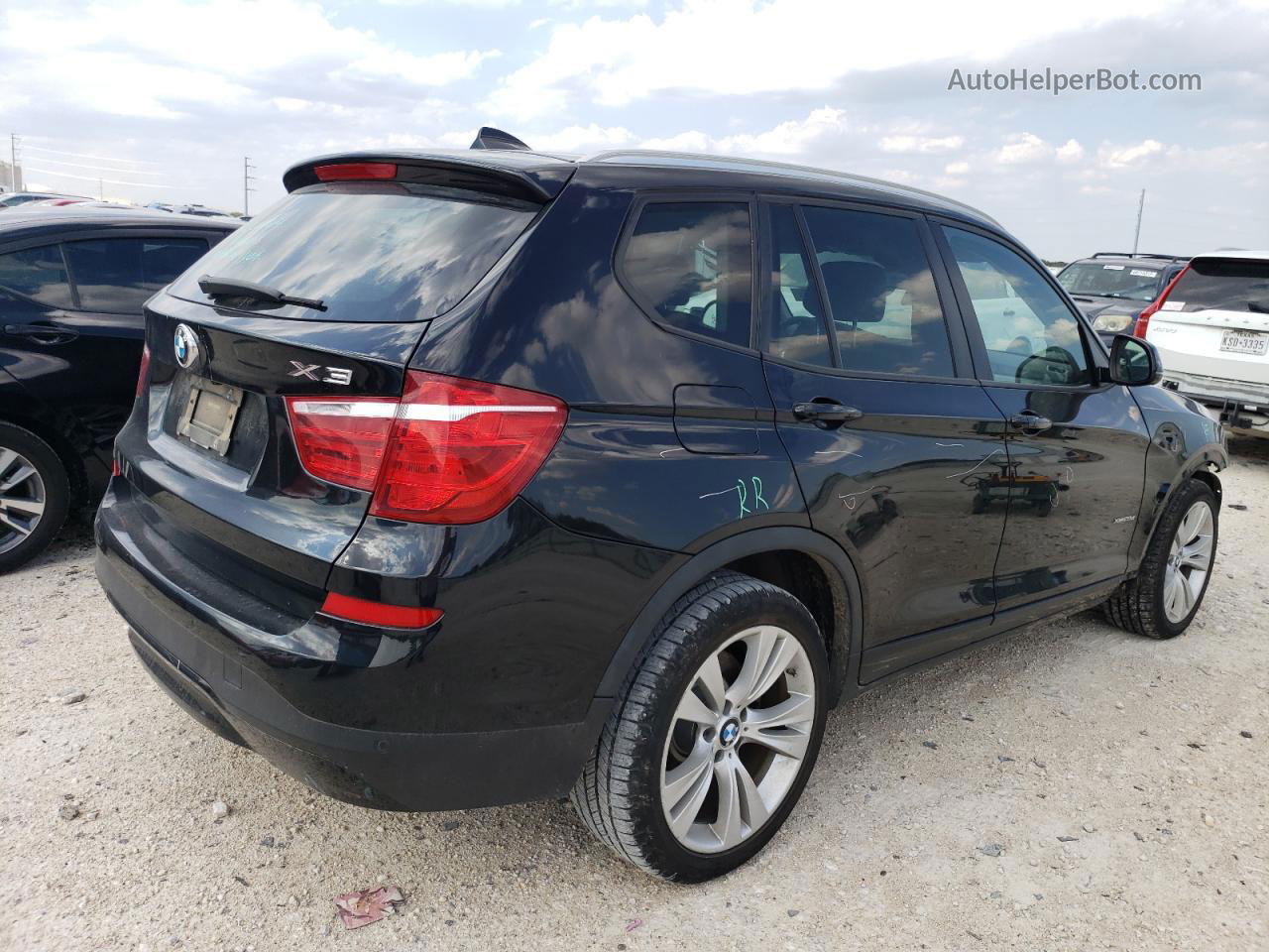 2016 Bmw X3 Xdrive28d Черный vin: 5UXWY3C59G0N87822