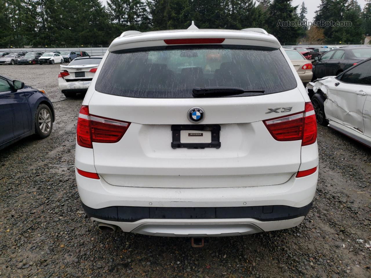 2016 Bmw X3 Xdrive28d White vin: 5UXWY3C5XG0N87215