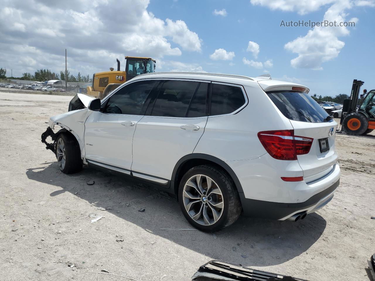 2016 Bmw X3 Sdrive28i White vin: 5UXWZ7C50G0M83837