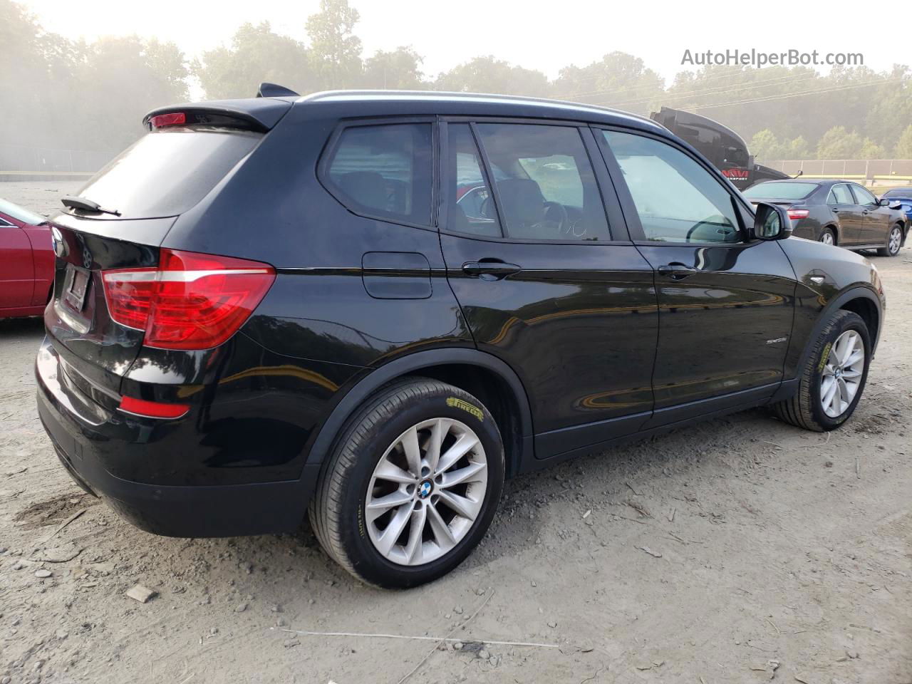 2016 Bmw X3 Sdrive28i Black vin: 5UXWZ7C50G0T43349