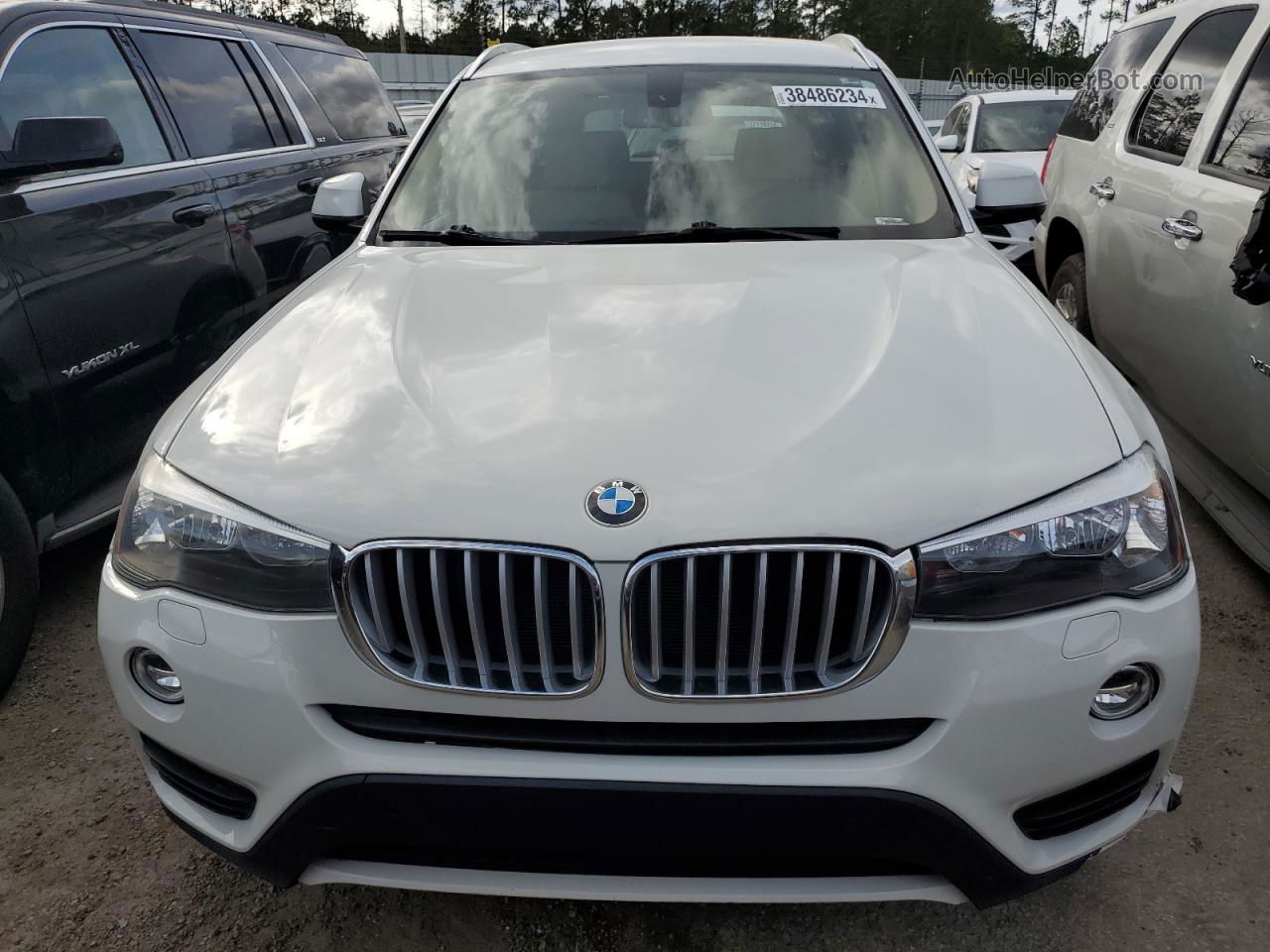 2016 Bmw X3 Sdrive28i White vin: 5UXWZ7C52G0R32029