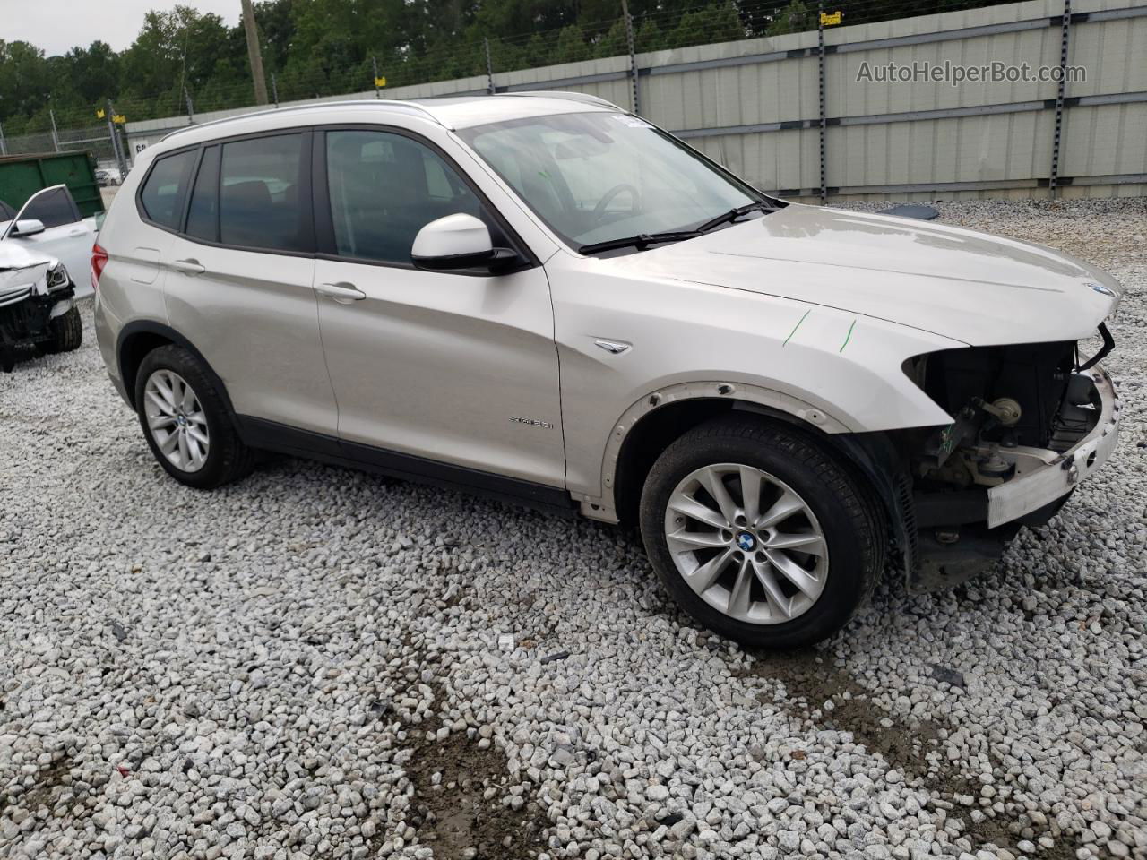 2016 Bmw X3 Sdrive28i Silver vin: 5UXWZ7C55G0M83882