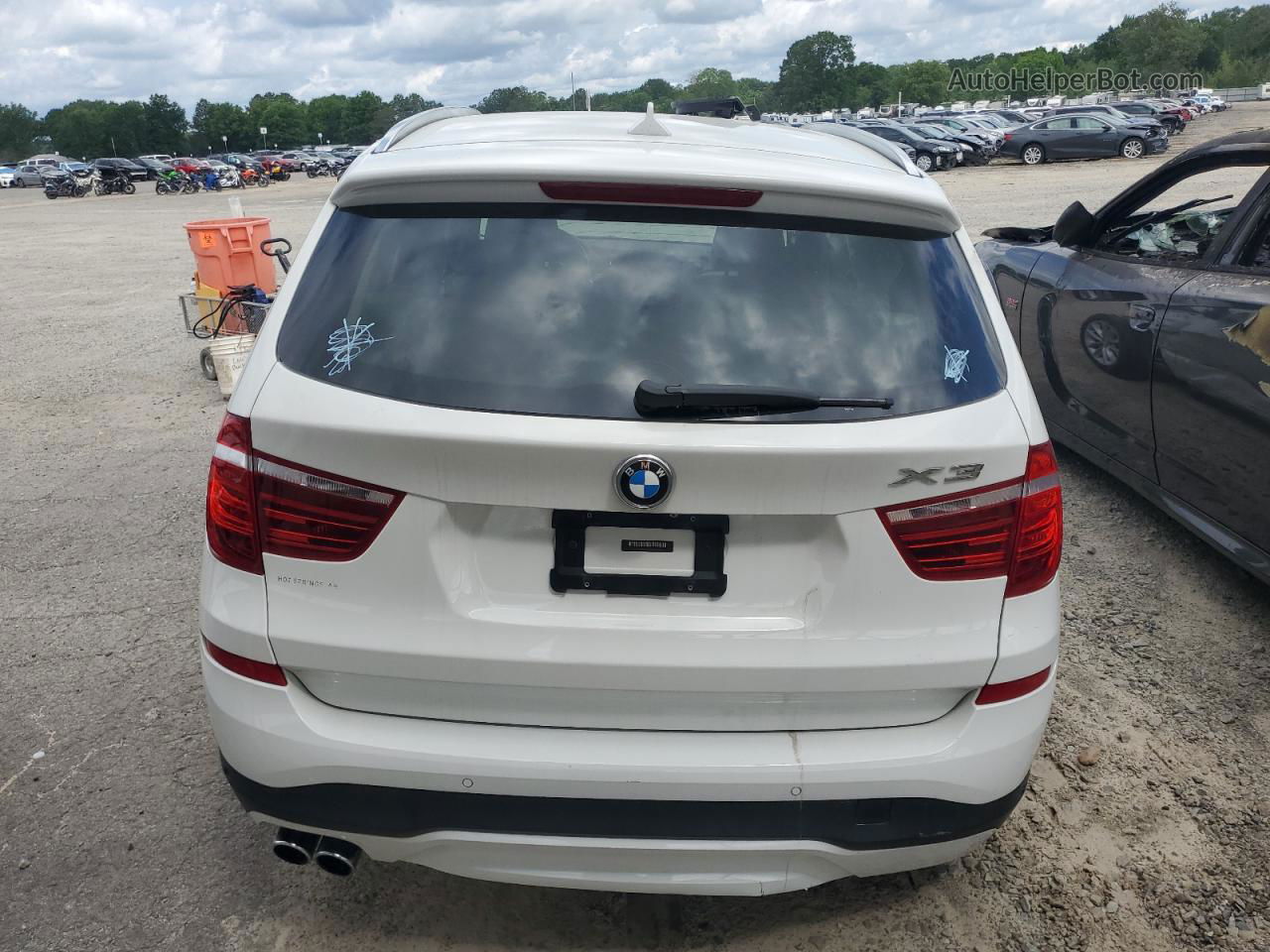 2016 Bmw X3 Sdrive28i White vin: 5UXWZ7C55G0R31795