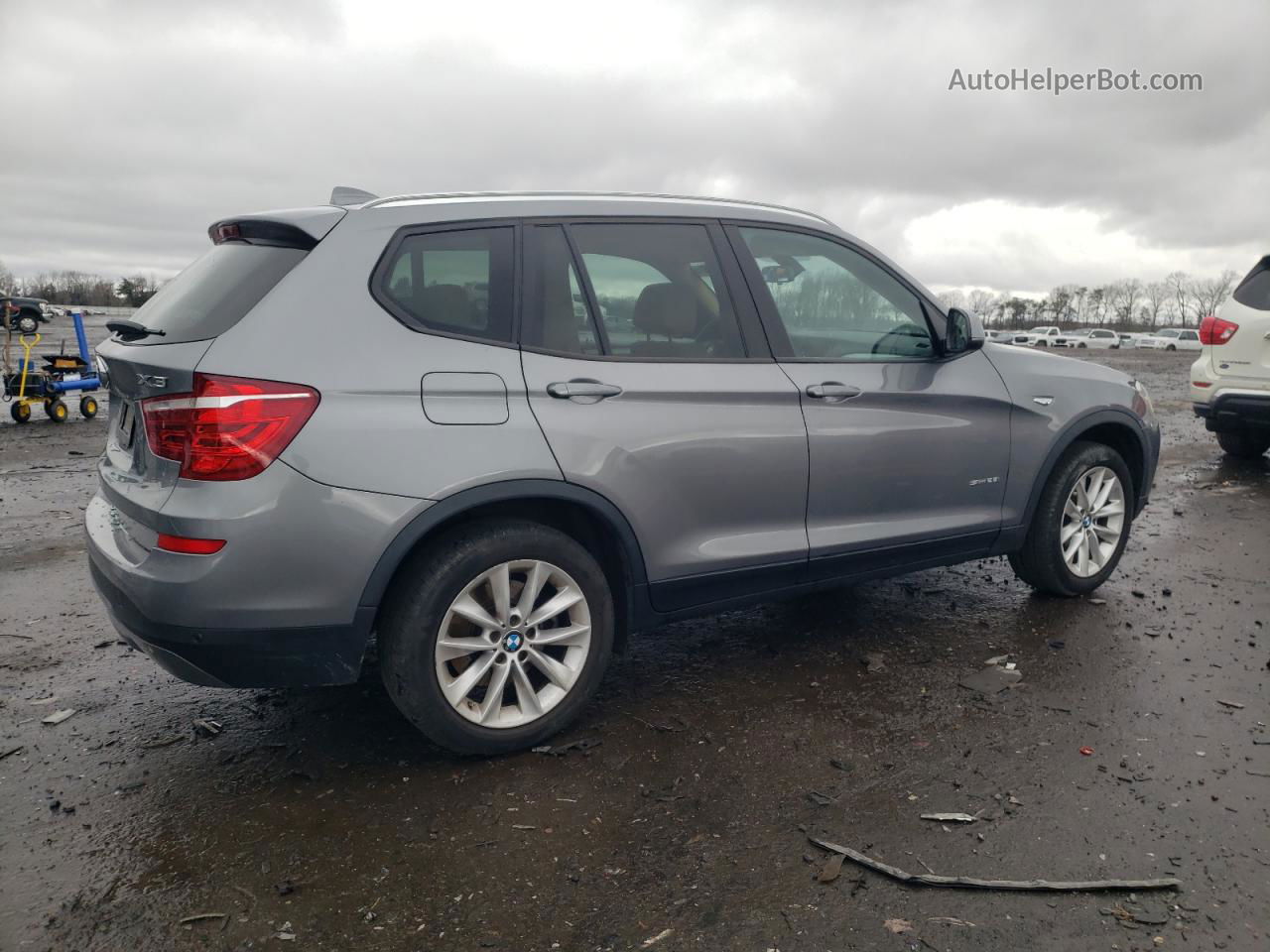 2016 Bmw X3 Sdrive28i Gray vin: 5UXWZ7C55G0R32431