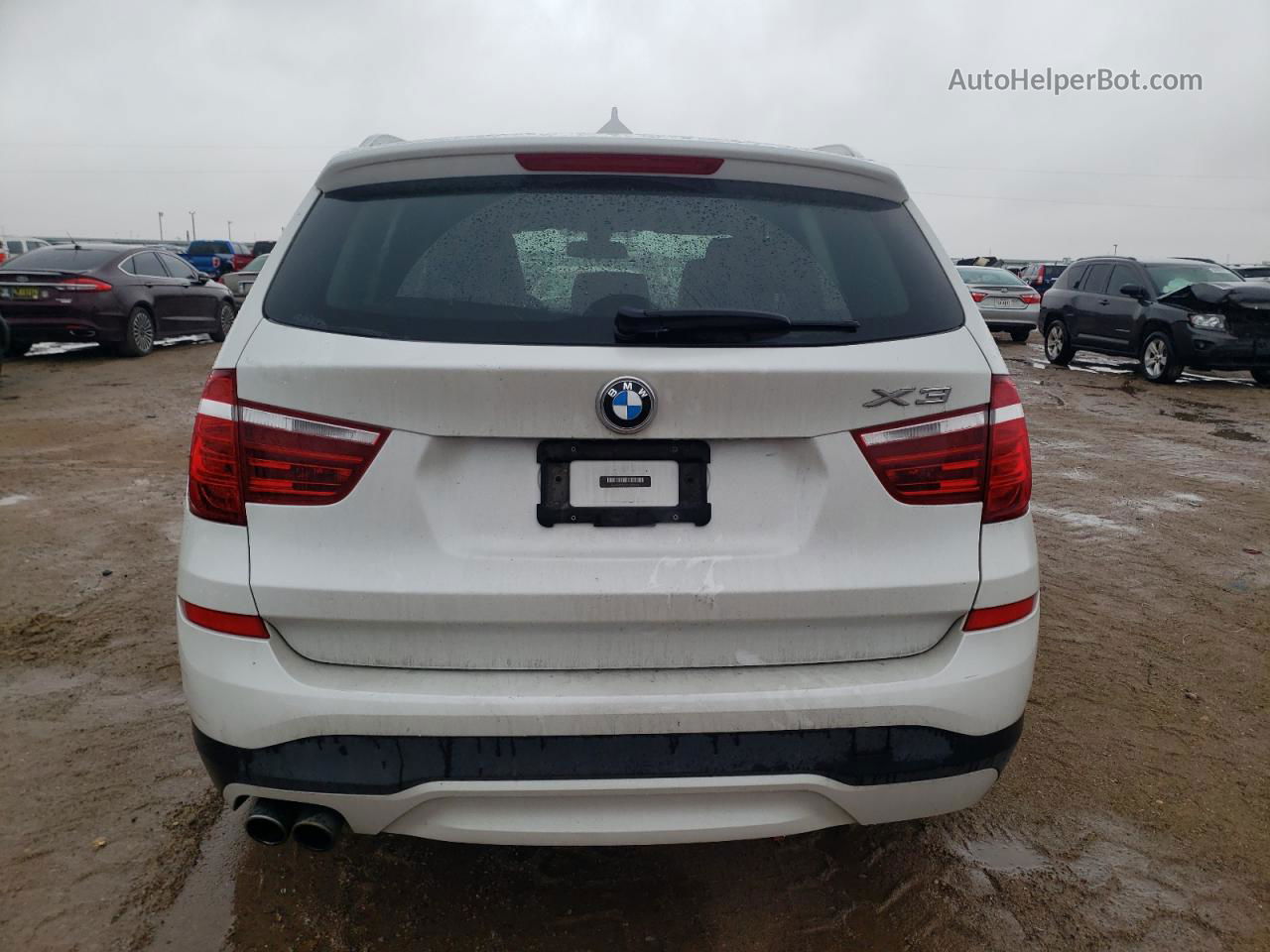 2016 Bmw X3 Sdrive28i Белый vin: 5UXWZ7C55G0R32705