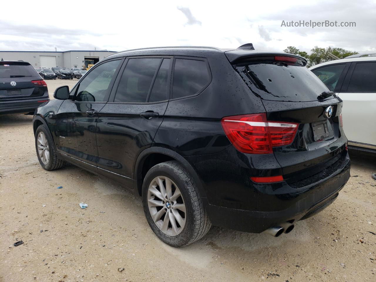 2016 Bmw X3 Sdrive28i Black vin: 5UXWZ7C55G0T43458