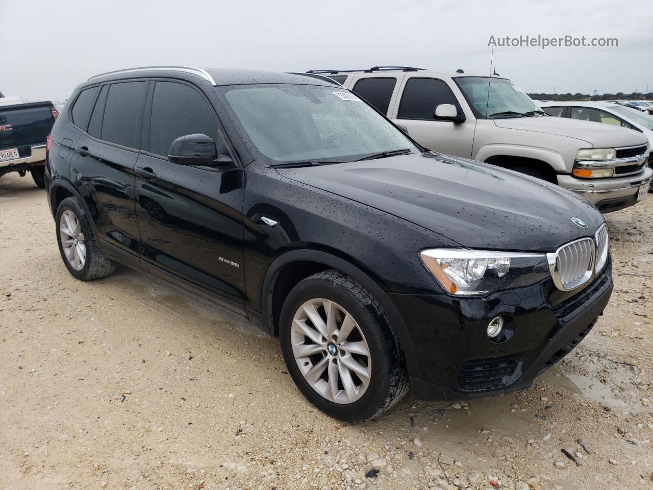 2016 Bmw X3 Sdrive28i Black vin: 5UXWZ7C55G0T43458