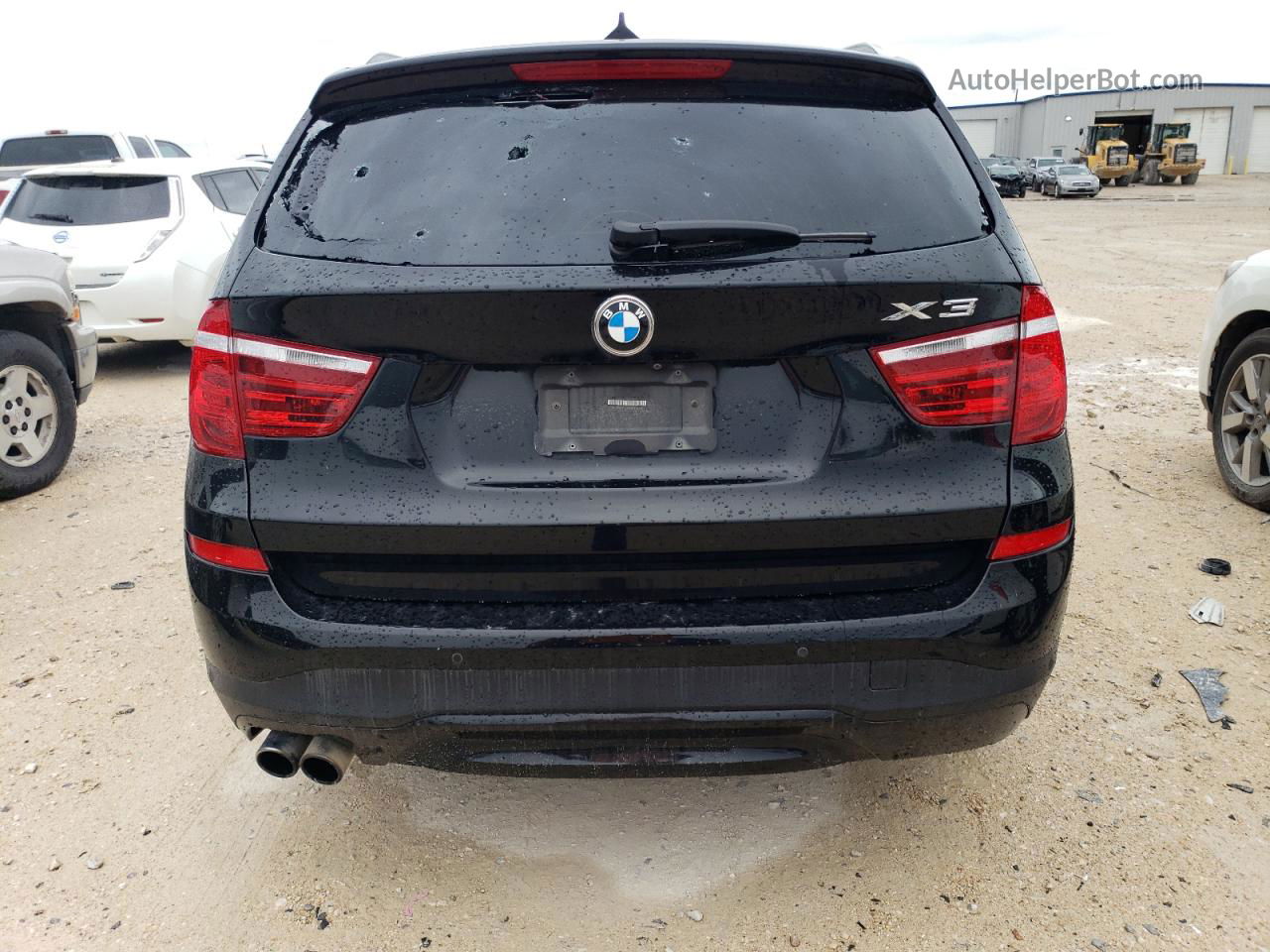 2016 Bmw X3 Sdrive28i Black vin: 5UXWZ7C55G0T43458