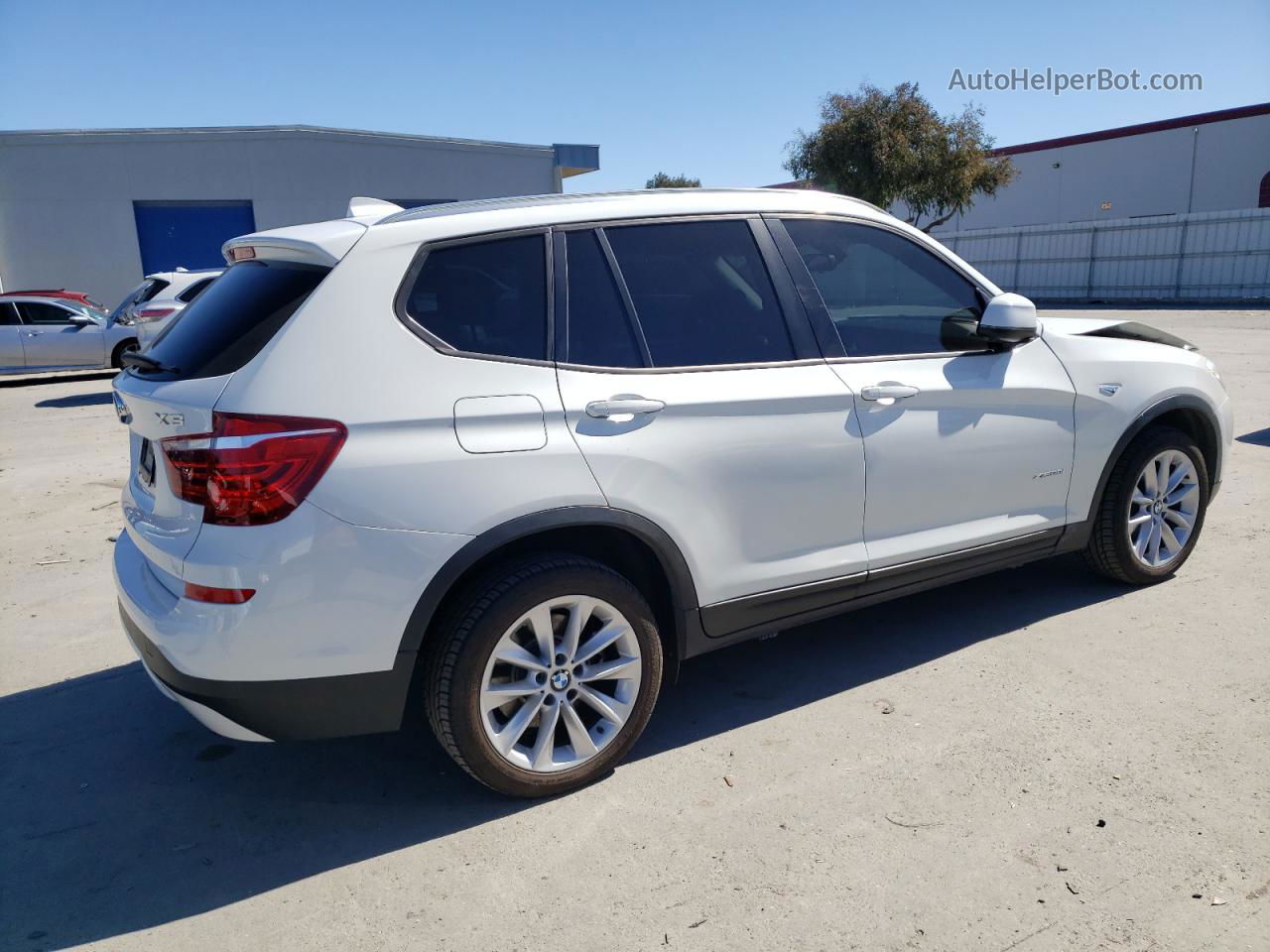 2016 Bmw X3 Sdrive28i White vin: 5UXWZ7C56G0R32342