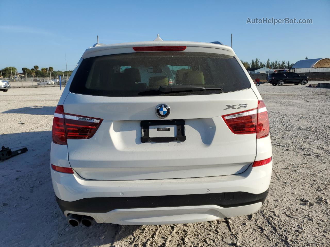 2016 Bmw X3 Sdrive28i White vin: 5UXWZ7C56G0R33006