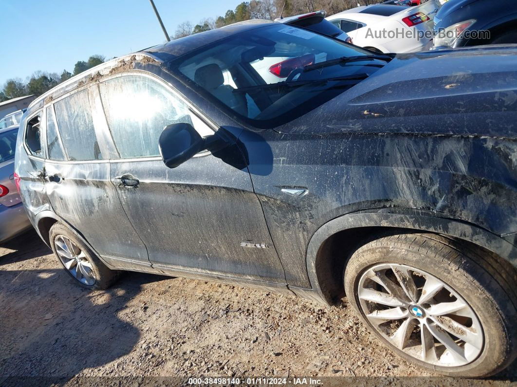 2016 Bmw X3 Sdrive28i Black vin: 5UXWZ7C59G0T43446