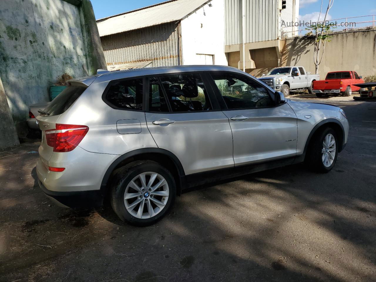 2016 Bmw X3 Sdrive28i Silver vin: 5UXWZ7C5XG0M83988