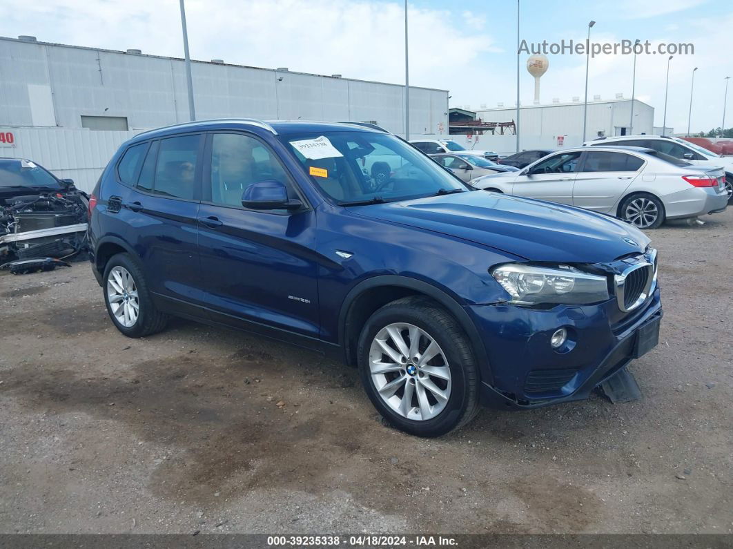 2016 Bmw X3 Sdrive28i Blue vin: 5UXWZ7C5XG0R32988