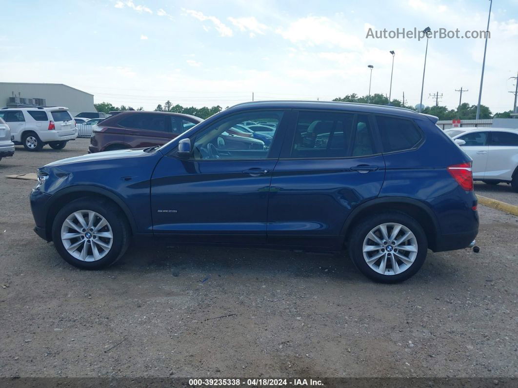 2016 Bmw X3 Sdrive28i Синий vin: 5UXWZ7C5XG0R32988