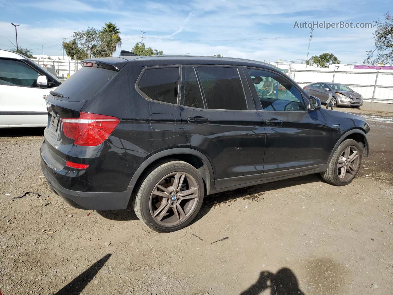 2016 Bmw X3 Sdrive28i Черный vin: 5UXWZ7C5XG0T42936