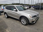 2016 Bmw X3 Sdrive28i Silver vin: 5UXWZ7C5XG0T43097