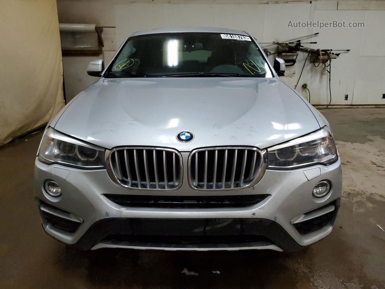 2015 Bmw X4 Xdrive28i Silver vin: 5UXXW3C50F0F89518