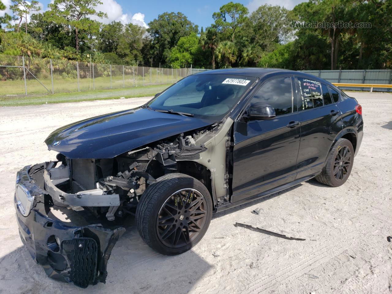 2015 Bmw X4 Xdrive28i Black vin: 5UXXW3C50F0M87505