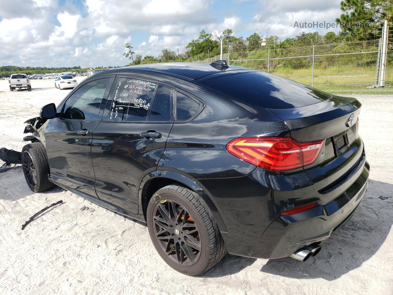 2015 Bmw X4 Xdrive28i Black vin: 5UXXW3C50F0M87505