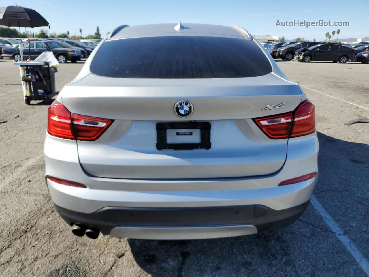 2015 Bmw X4 Xdrive28i Silver vin: 5UXXW3C51F0M88484