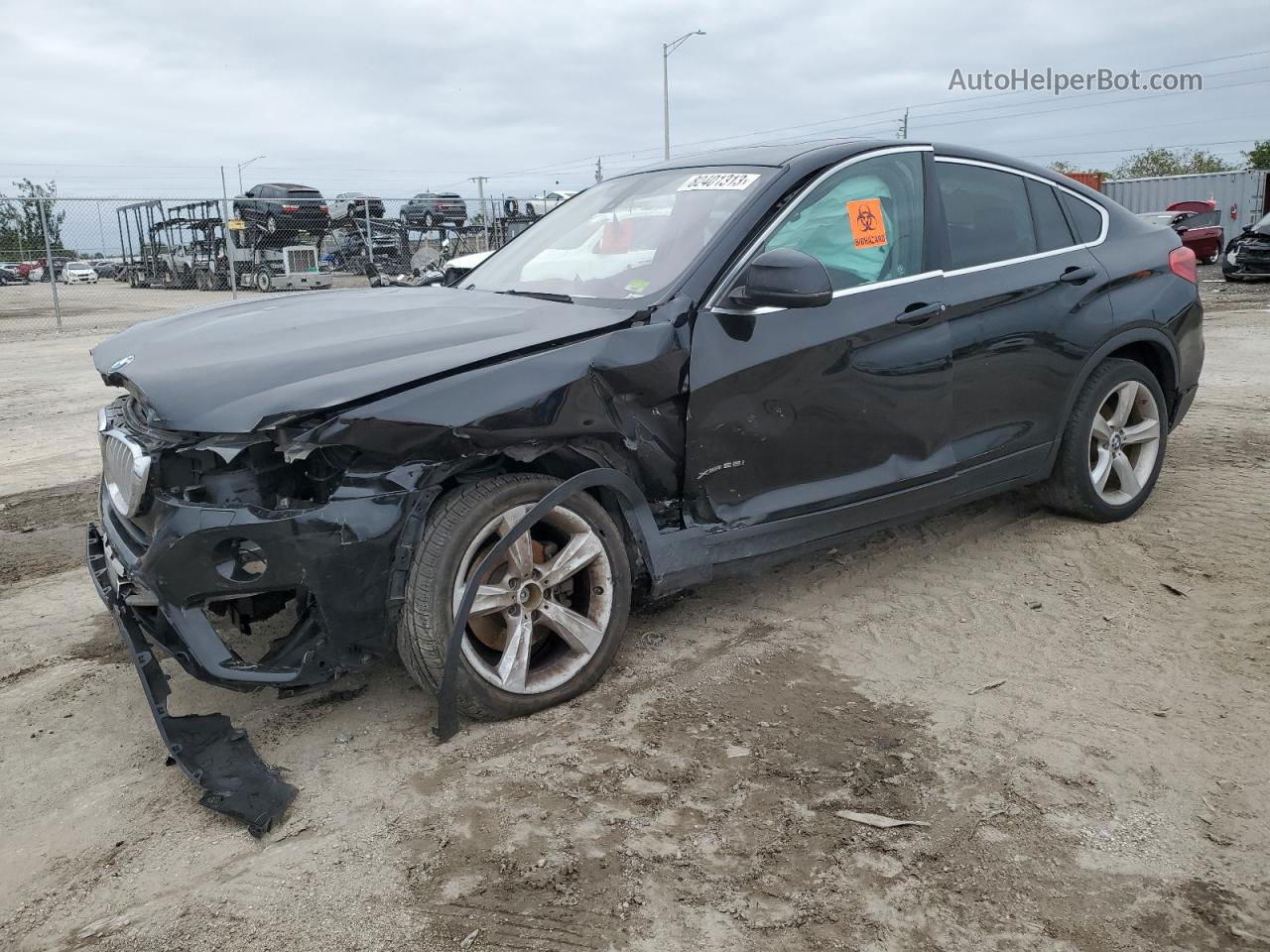 2015 Bmw X4 Xdrive28i Black vin: 5UXXW3C51F0M88632