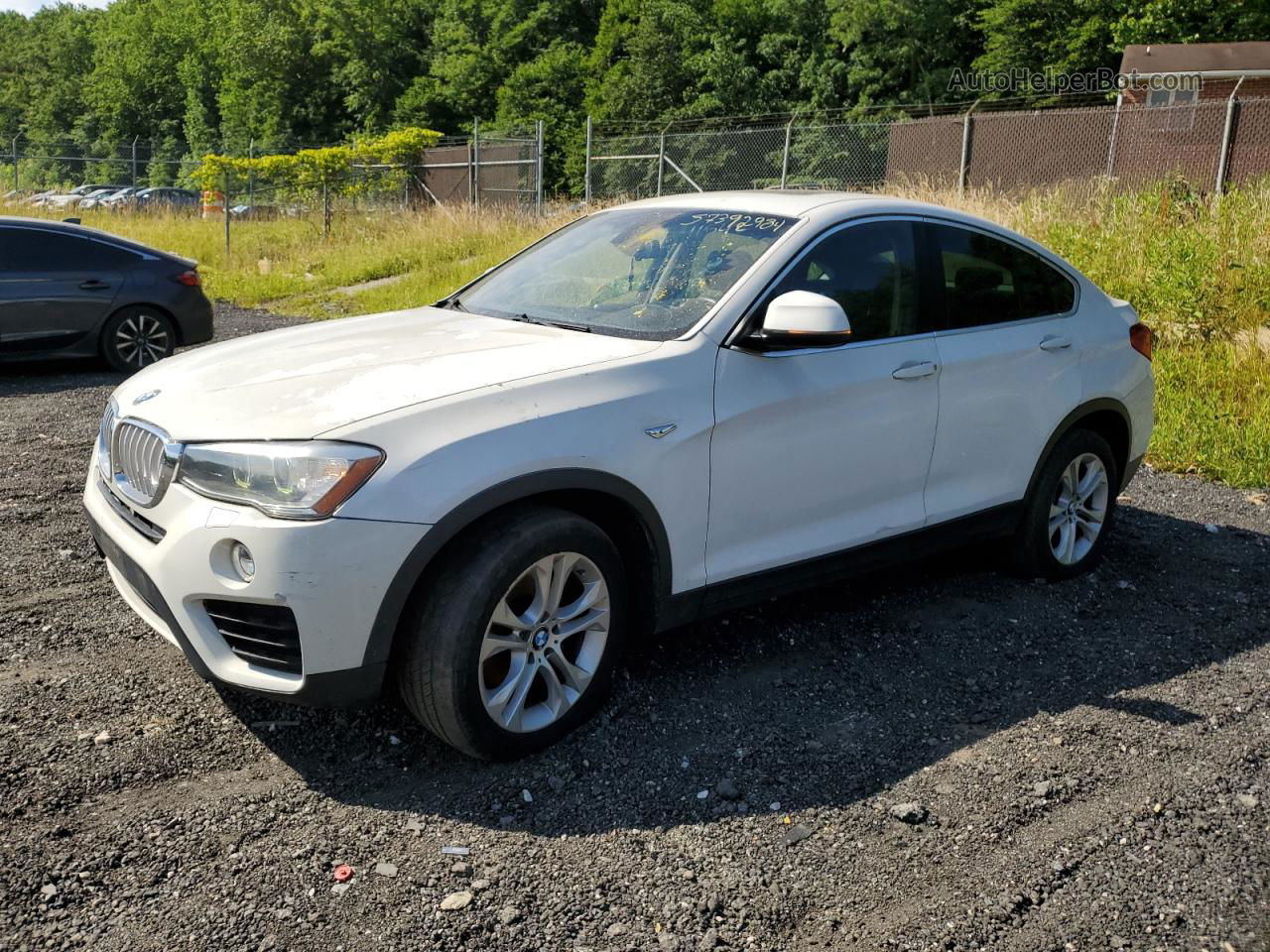 2015 Bmw X4 Xdrive28i White vin: 5UXXW3C51F0M89005