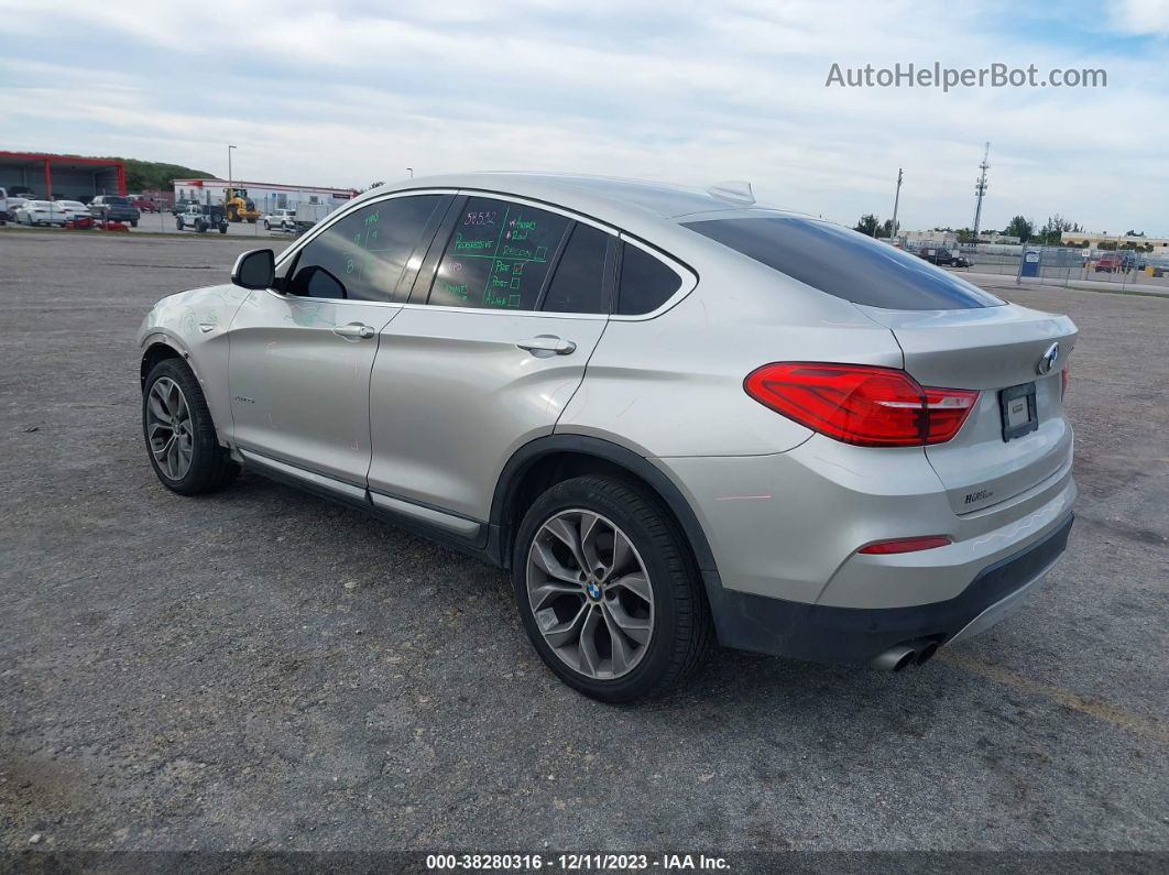 2015 Bmw X4 Xdrive28i Silver vin: 5UXXW3C52F0M87036