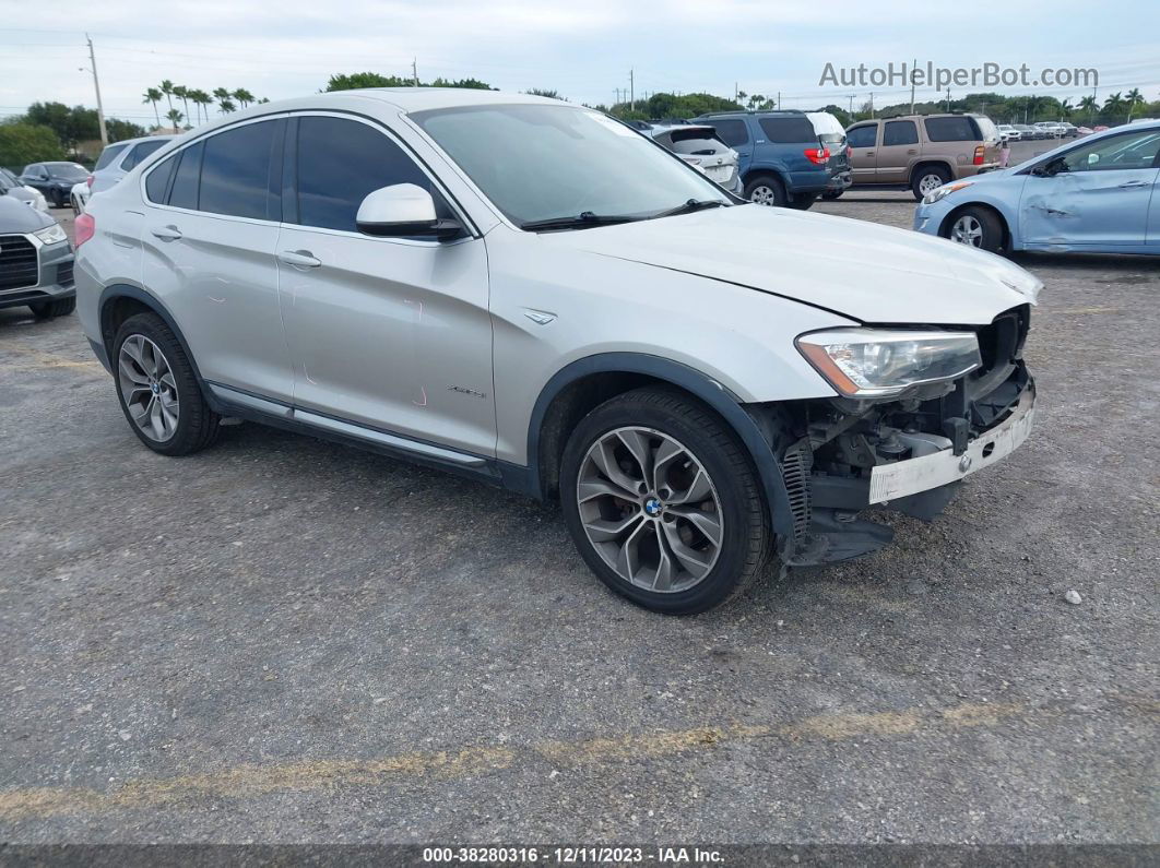 2015 Bmw X4 Xdrive28i Silver vin: 5UXXW3C52F0M87036