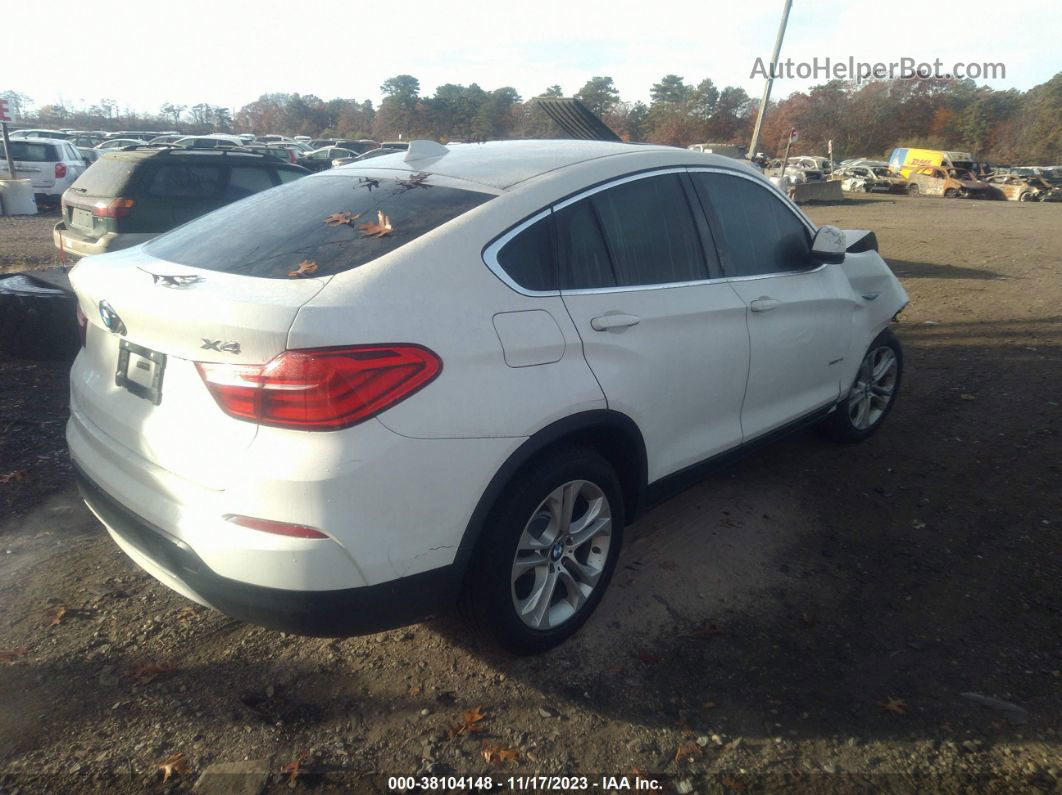 2015 Bmw X4 Xdrive28i White vin: 5UXXW3C53F0F88993