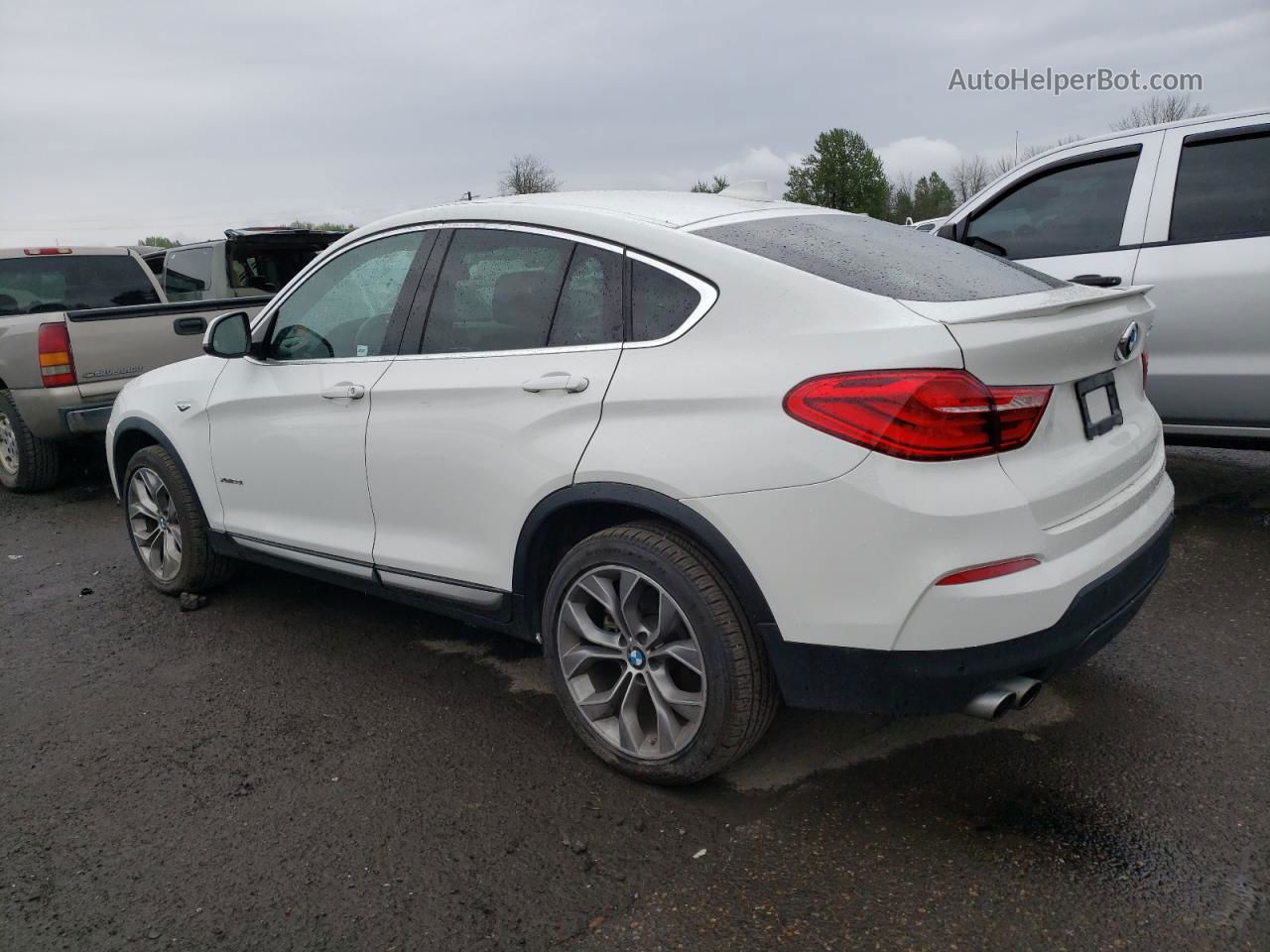 2015 Bmw X4 Xdrive28i White vin: 5UXXW3C53F0M86848