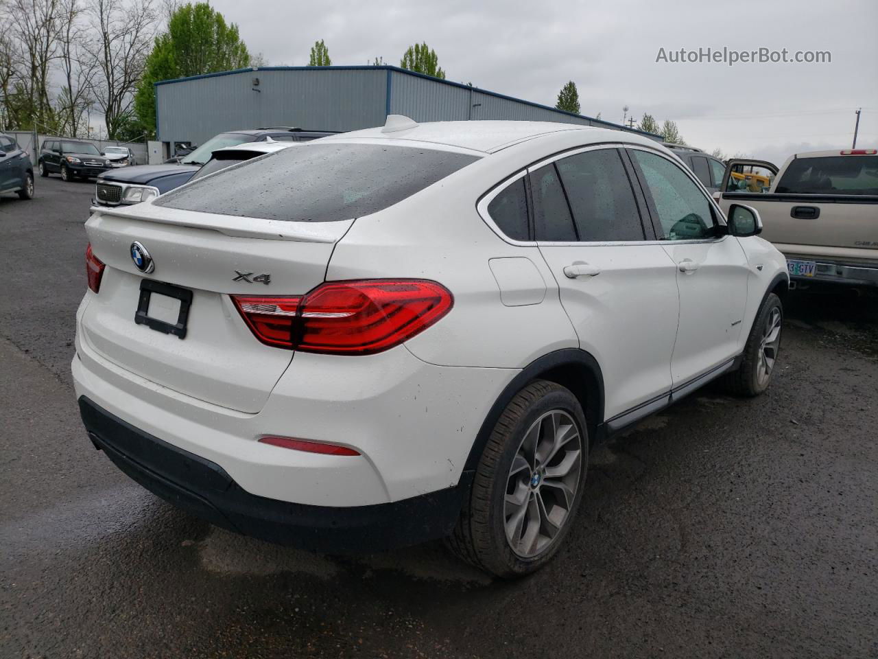 2015 Bmw X4 Xdrive28i White vin: 5UXXW3C53F0M86848