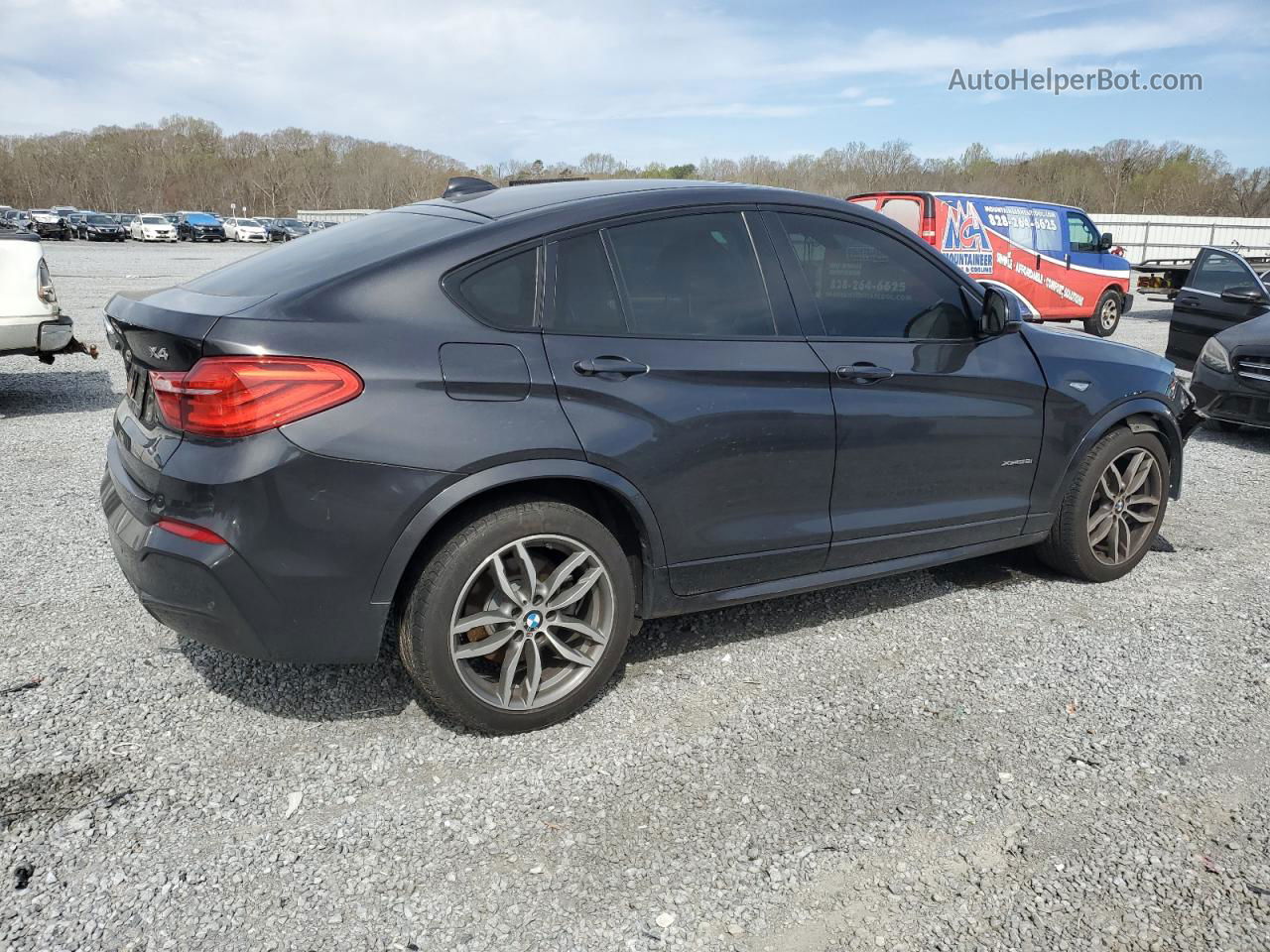 2015 Bmw X4 Xdrive28i Gray vin: 5UXXW3C53F0M89068