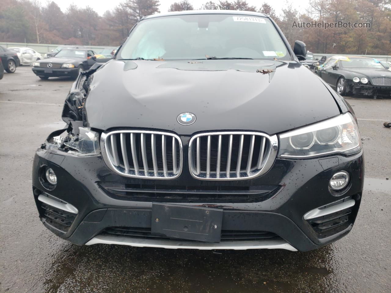 2015 Bmw X4 Xdrive28i Black vin: 5UXXW3C54F0M87118