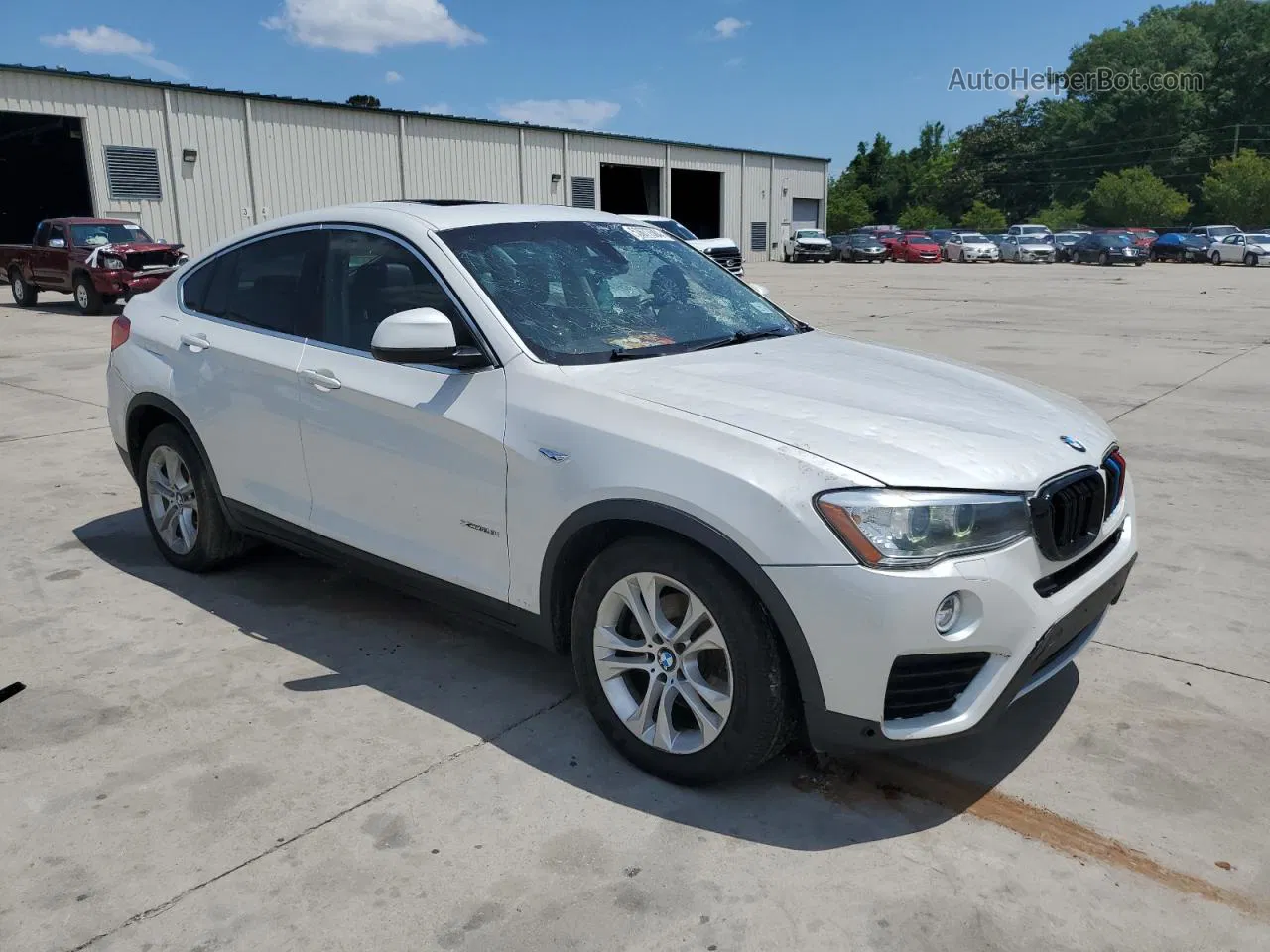 2015 Bmw X4 Xdrive28i Белый vin: 5UXXW3C54F0M88639