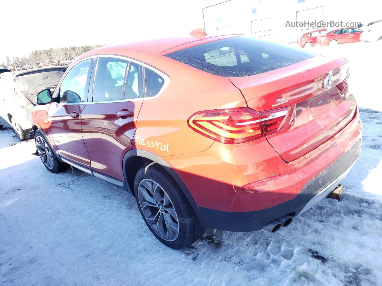 2015 Bmw X4 Xdrive28i Red vin: 5UXXW3C55F0M86947