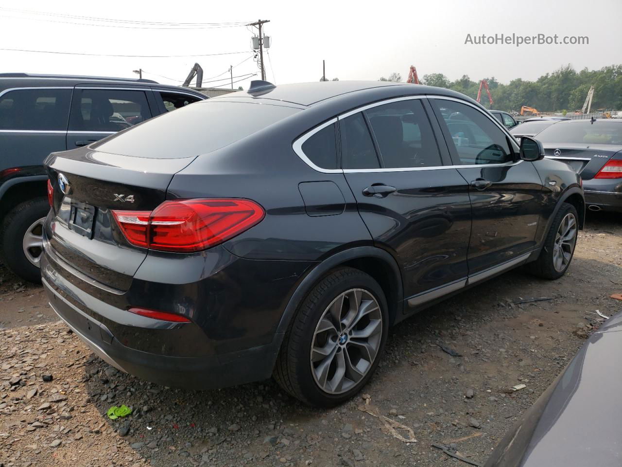 2015 Bmw X4 Xdrive28i Black vin: 5UXXW3C55F0M87998