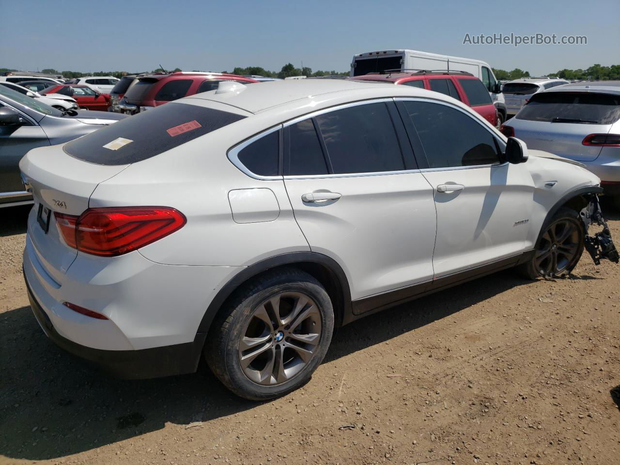 2015 Bmw X4 Xdrive28i Белый vin: 5UXXW3C55F0M88200