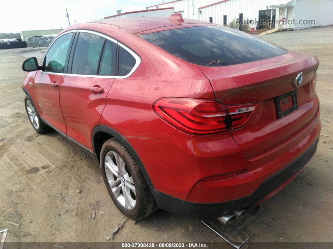 2015 Bmw X4 Xdrive28i Red vin: 5UXXW3C55F0M88567