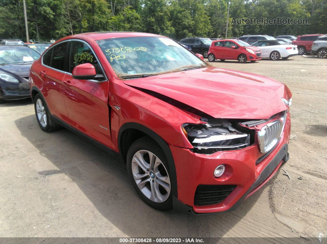 2015 Bmw X4 Xdrive28i Red vin: 5UXXW3C55F0M88567