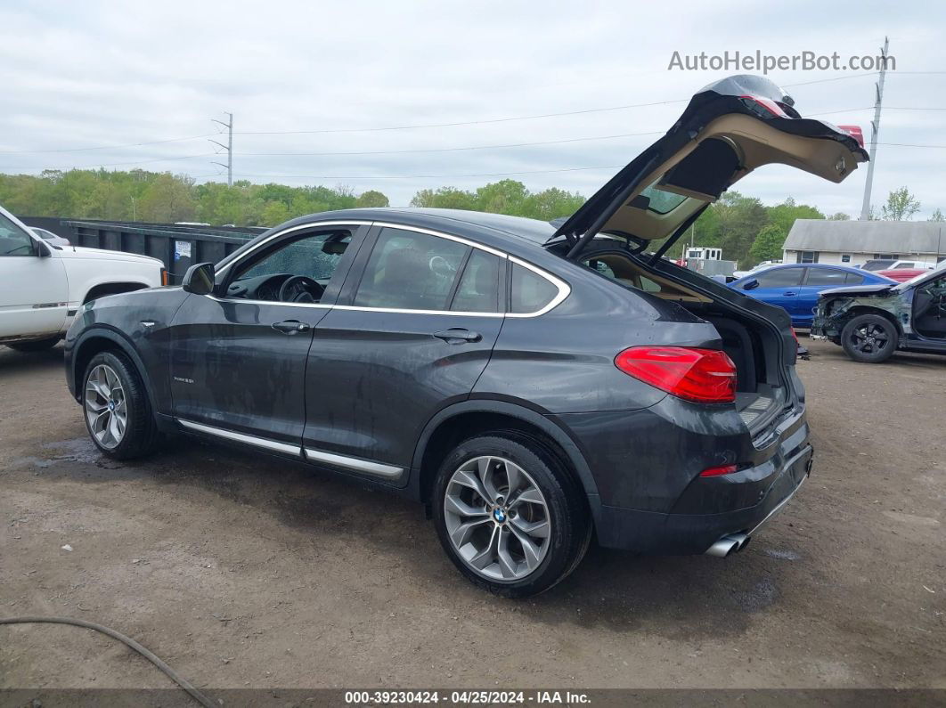 2015 Bmw X4 Xdrive28i Gray vin: 5UXXW3C56F0M87699