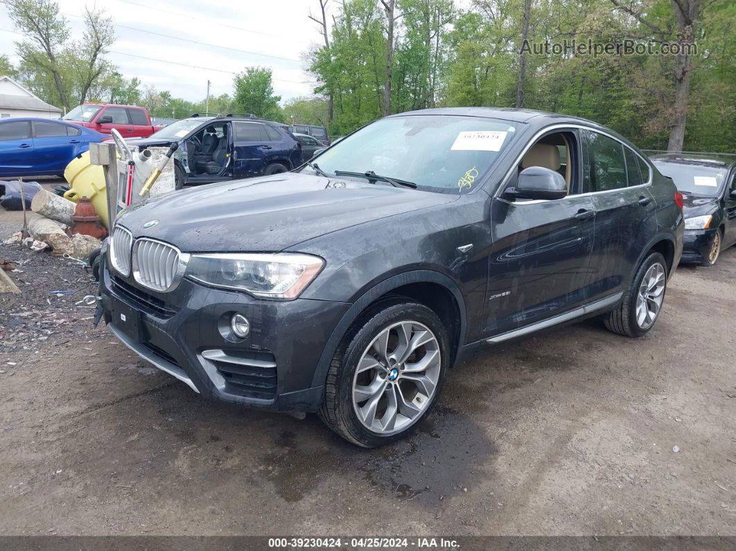 2015 Bmw X4 Xdrive28i Gray vin: 5UXXW3C56F0M87699