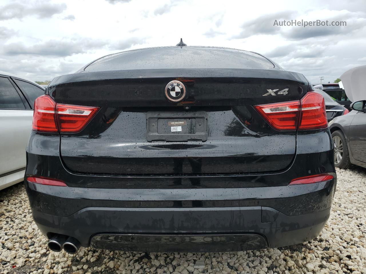 2015 Bmw X4 Xdrive28i Black vin: 5UXXW3C56F0M88271