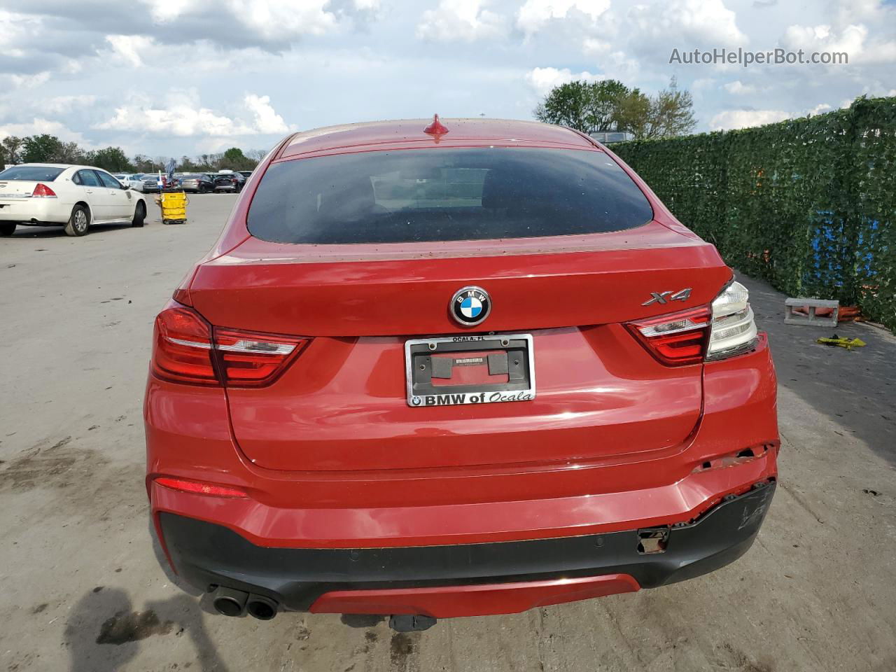 2015 Bmw X4 Xdrive28i Red vin: 5UXXW3C57F0M87615