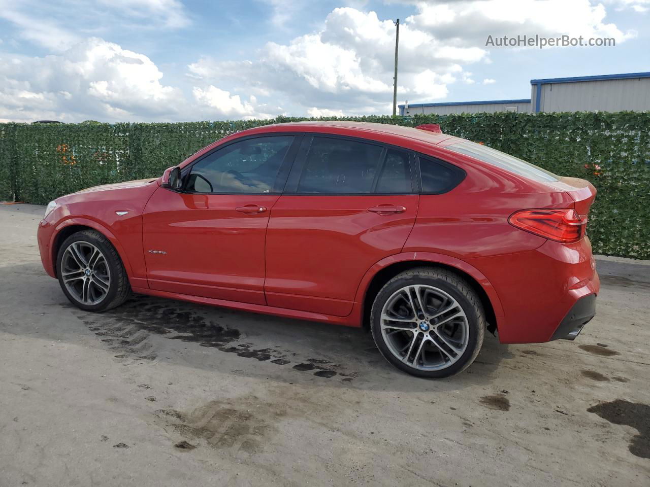 2015 Bmw X4 Xdrive28i Red vin: 5UXXW3C57F0M87615